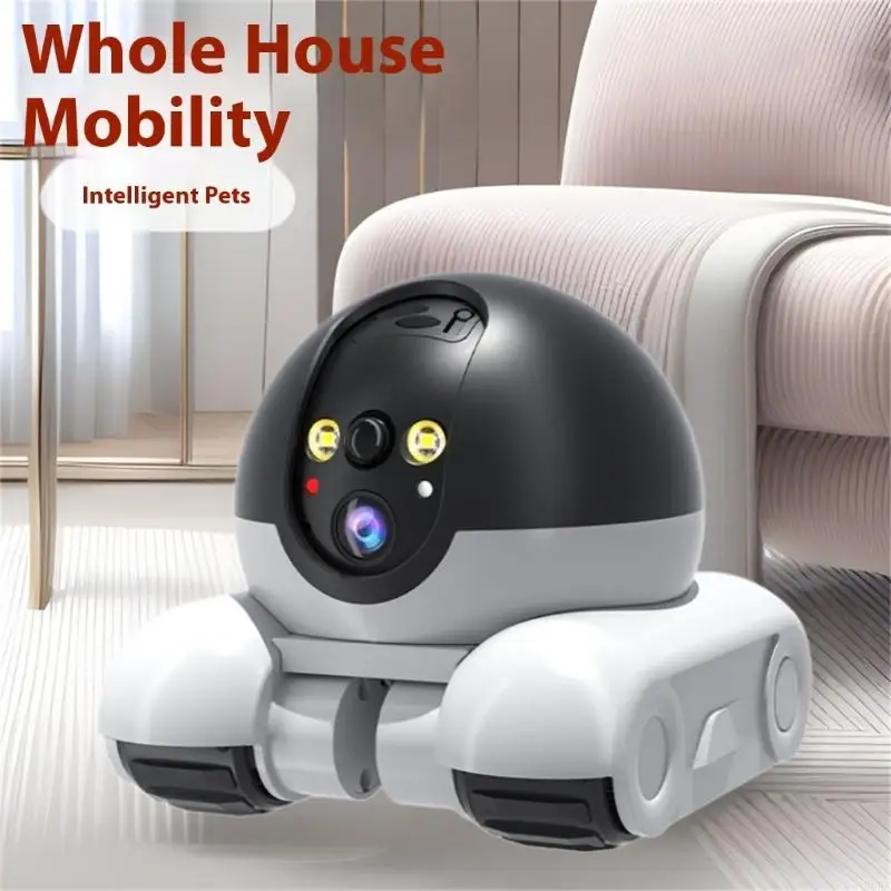 Home Security Robots - Camera thú cưng xoay 360 độ