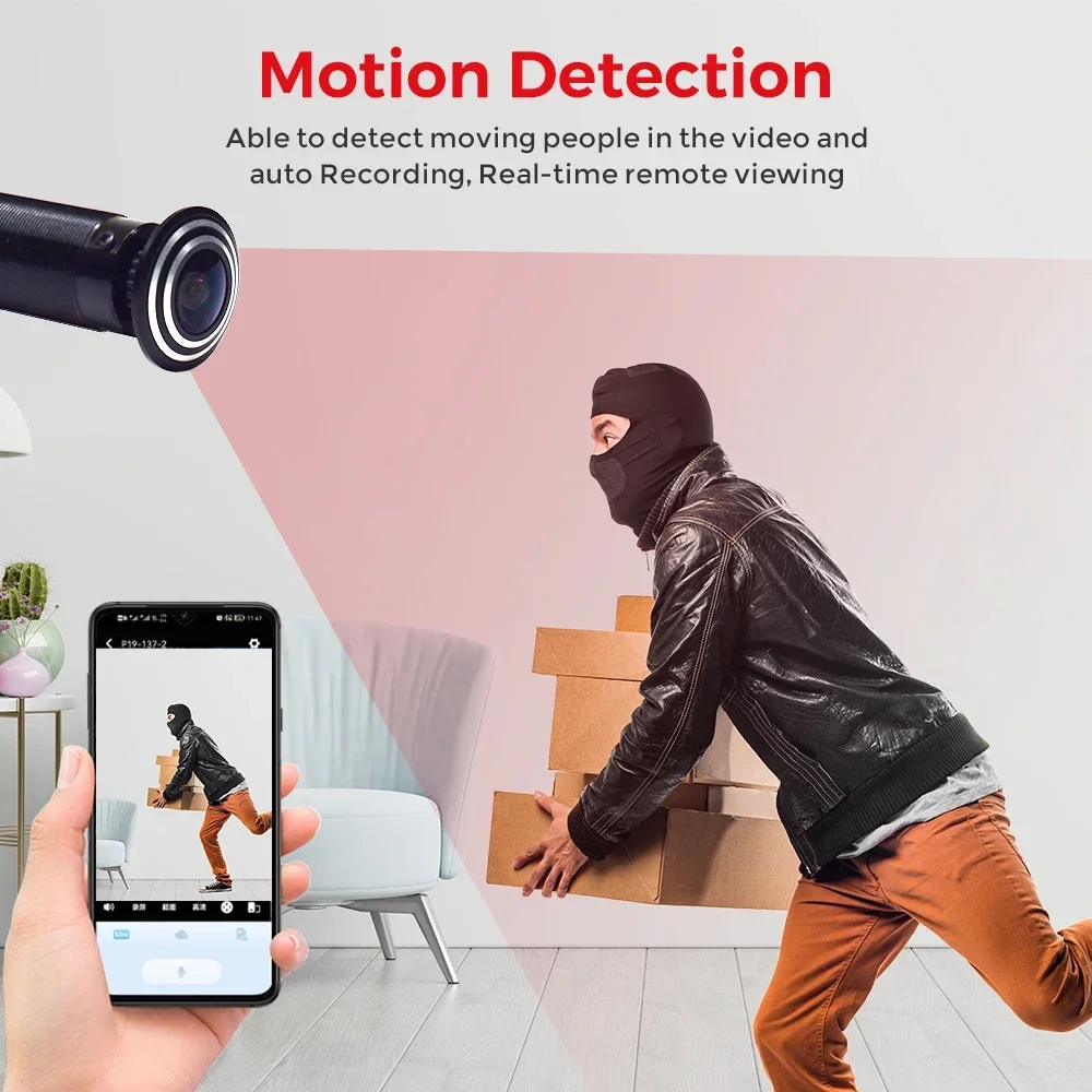 PEGATISAN 2K Wifi Tuya Peephol - đánh giá và giá Home Security Front Door Camera