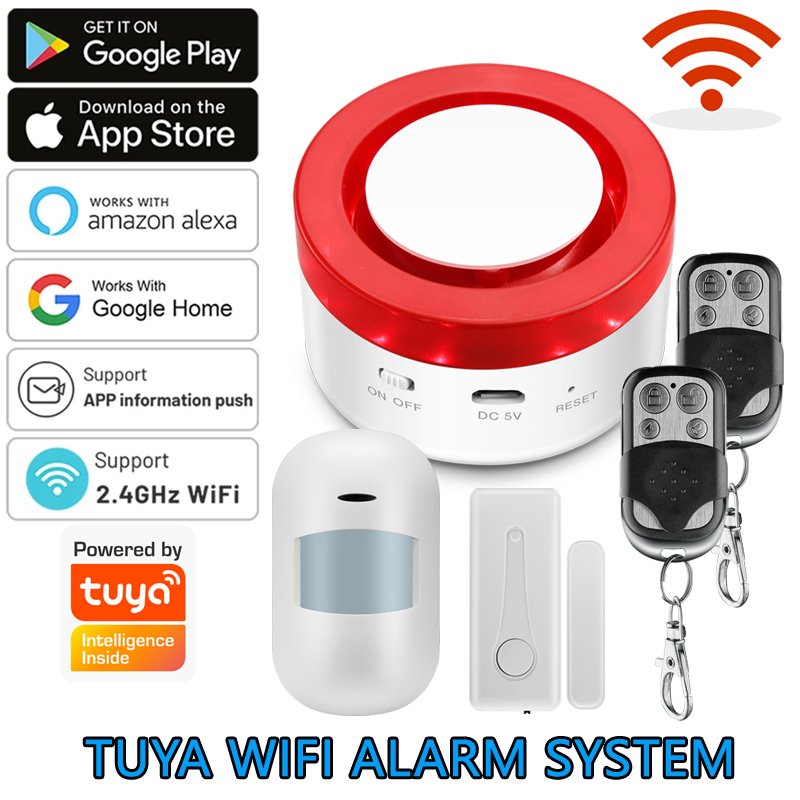 WiFi Tuya Home Alarm System 12 - đánh giá và giá Sim Gsm Alarm