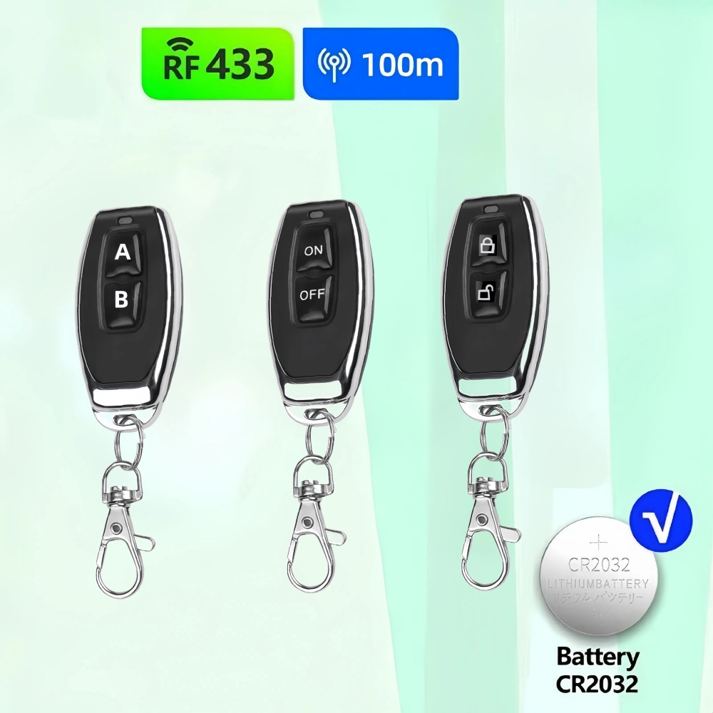 433MHz Learning Remote Control - đánh giá và giá Home Security Front Door Camera