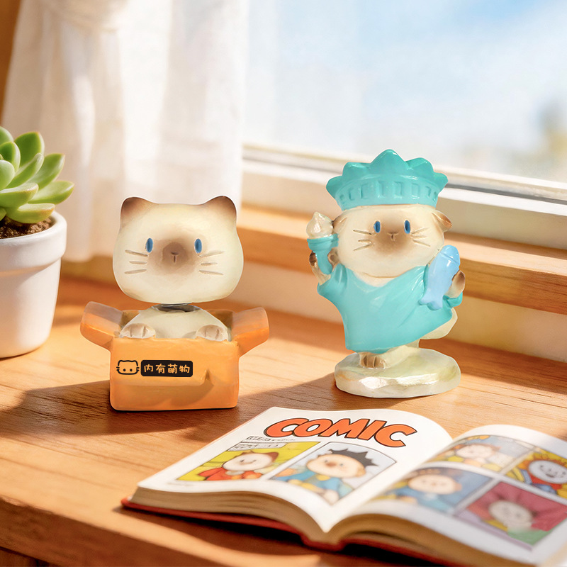 Cute Cat Blind Box Figure Resi - đánh giá và giá Home Security Items