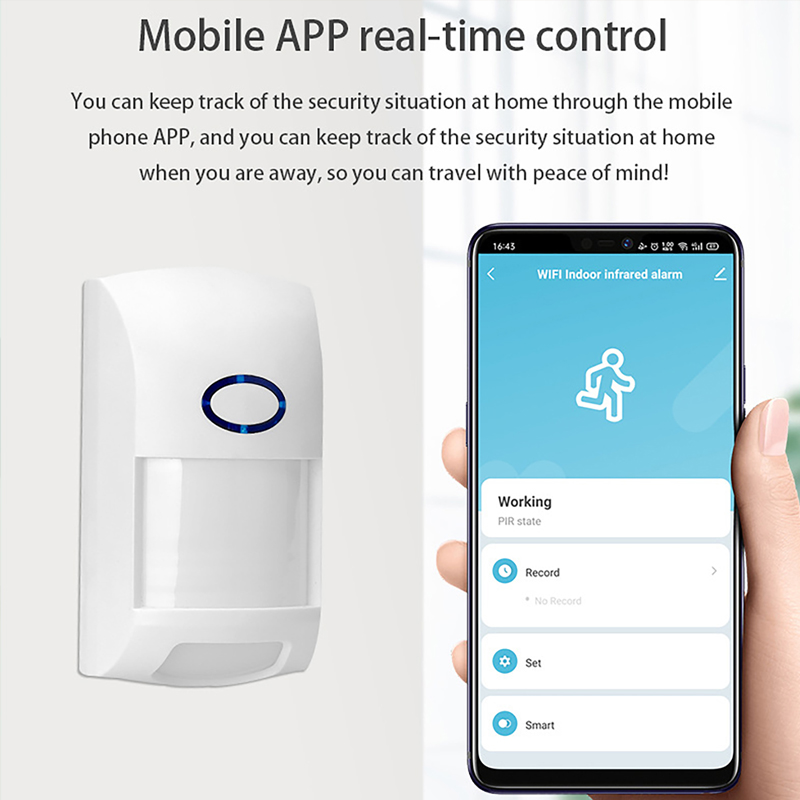 Smart Tuya PIR Motion Sensor W - đánh giá và giá Sim Gsm Alarm