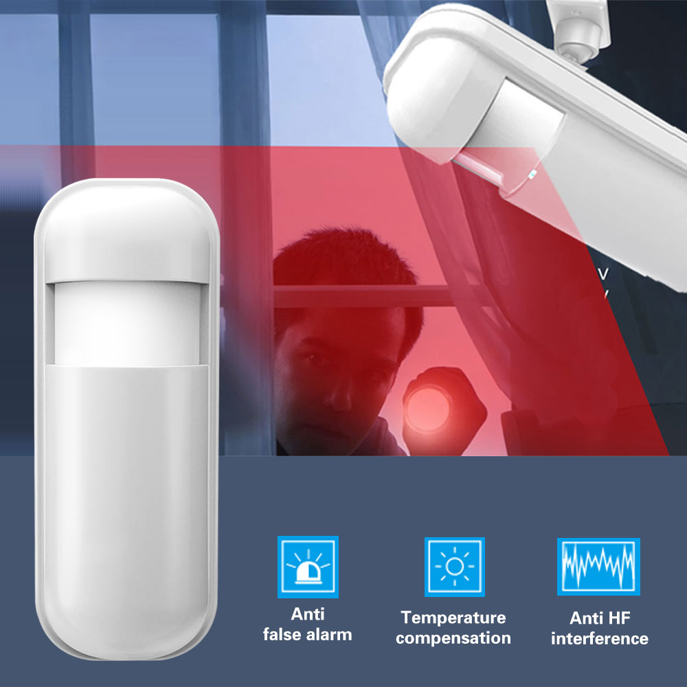 433MHz Motion Sensor Wireless  - đánh giá và giá Sim Gsm Alarm