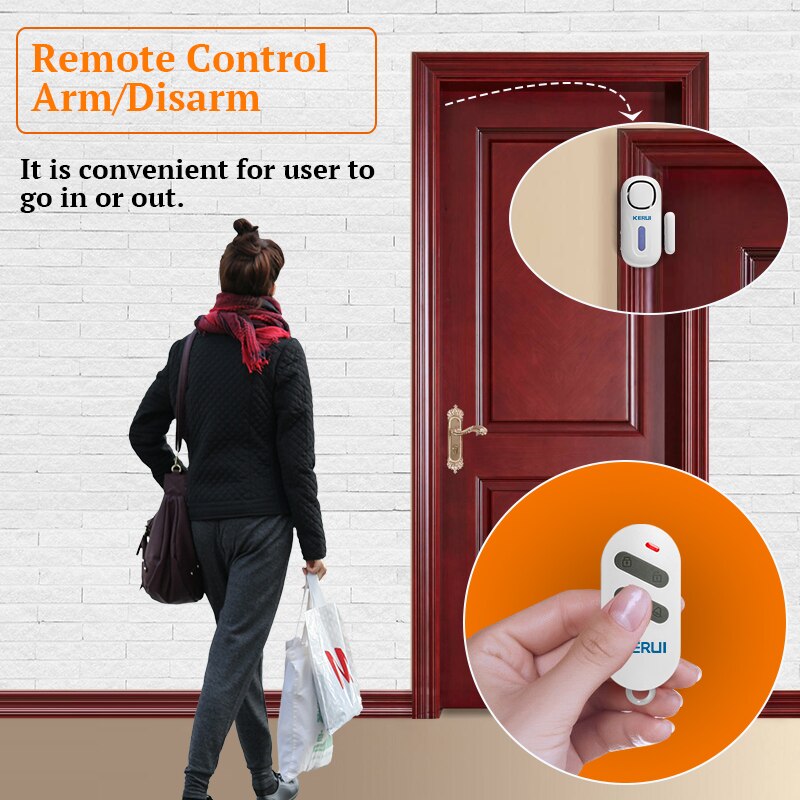 KERUI 120DB Wireless Door/Wind - đánh giá và giá Sim Gsm Alarm