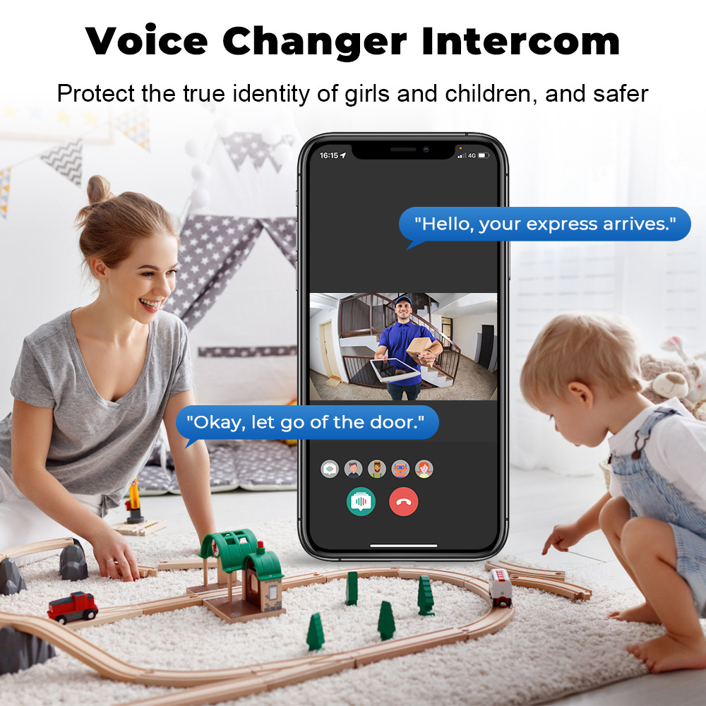 Onenuo Wifi chuông cửa nhà tuy - đánh giá và giá Home Security Front Door Camera