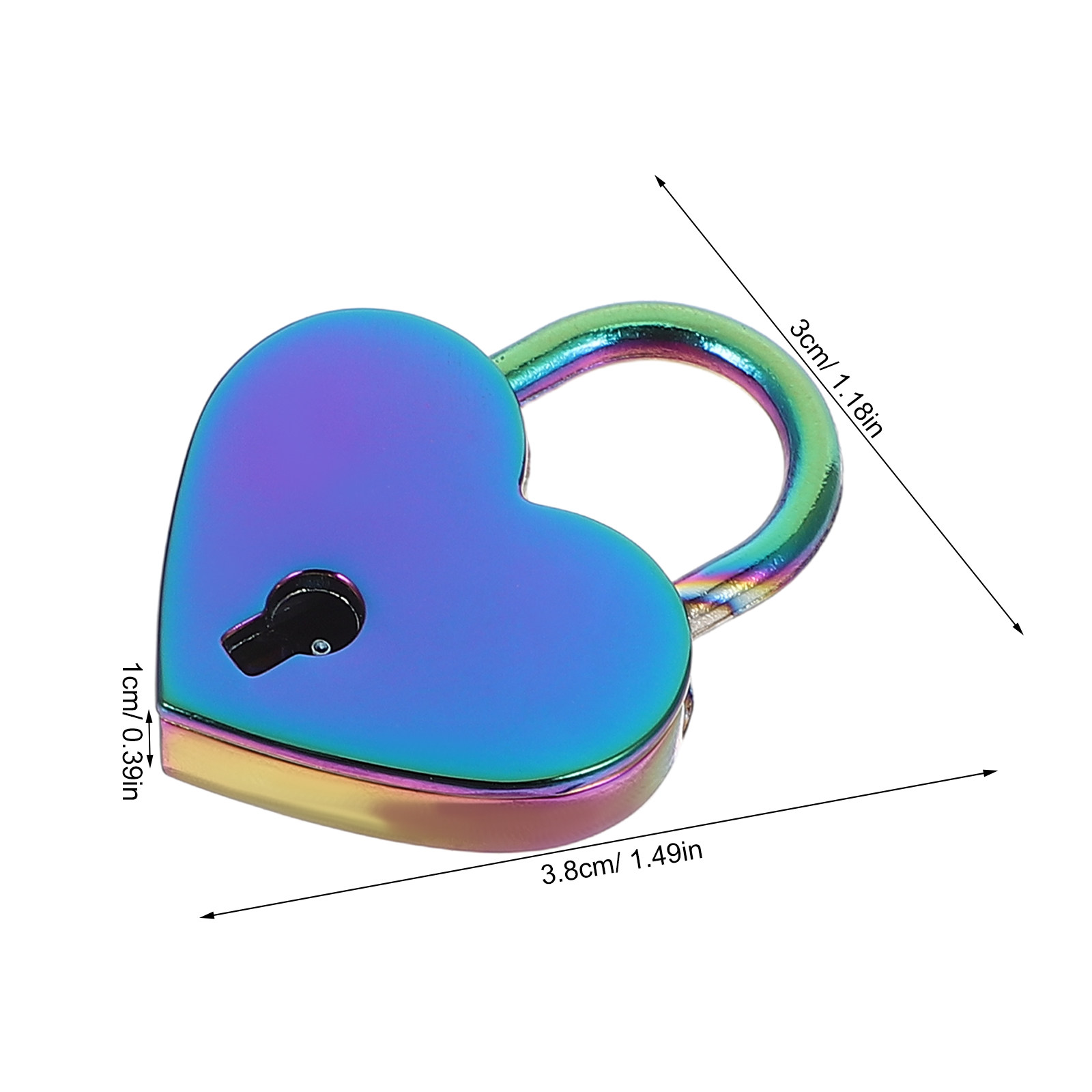 2Set Mini Heart Shaped Padlock - đánh giá và giá Home Security Box
